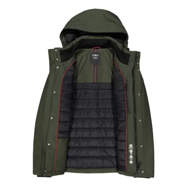Чоловіча куртка CMP JACKET SNAPS HOOD FEEL WARM