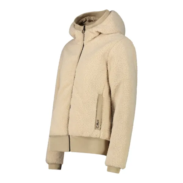 Жіноча куртка CMP JACKET FIX HOOD TEDDY FUR