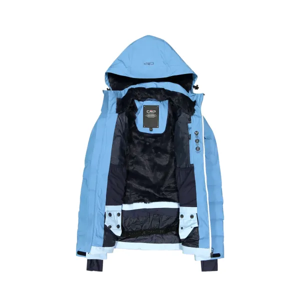 Жіноча гірськолижна куртка CMP JACKET ZIP HOOD TWILL