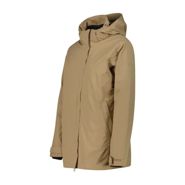 Жіноча куртка CMP LONG JACKET ZIP HOOD DETACHABL