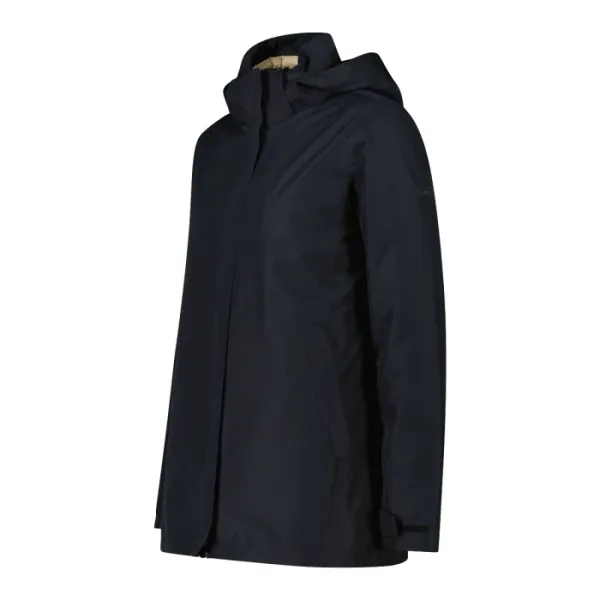 Жіноча куртка CMP LONG JACKET ZIP HOOD DETACHABL