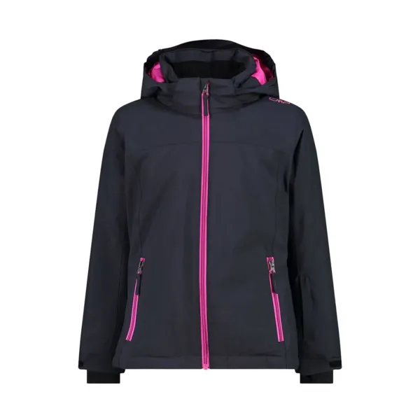 Дитяча гірськолижна куртка CMP JACKET SNAPS HOOD TWILL